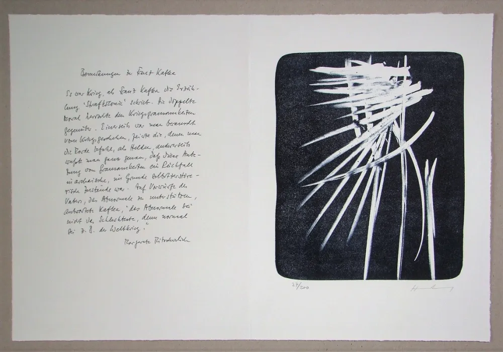 Litografia Hartung - L 1976-27