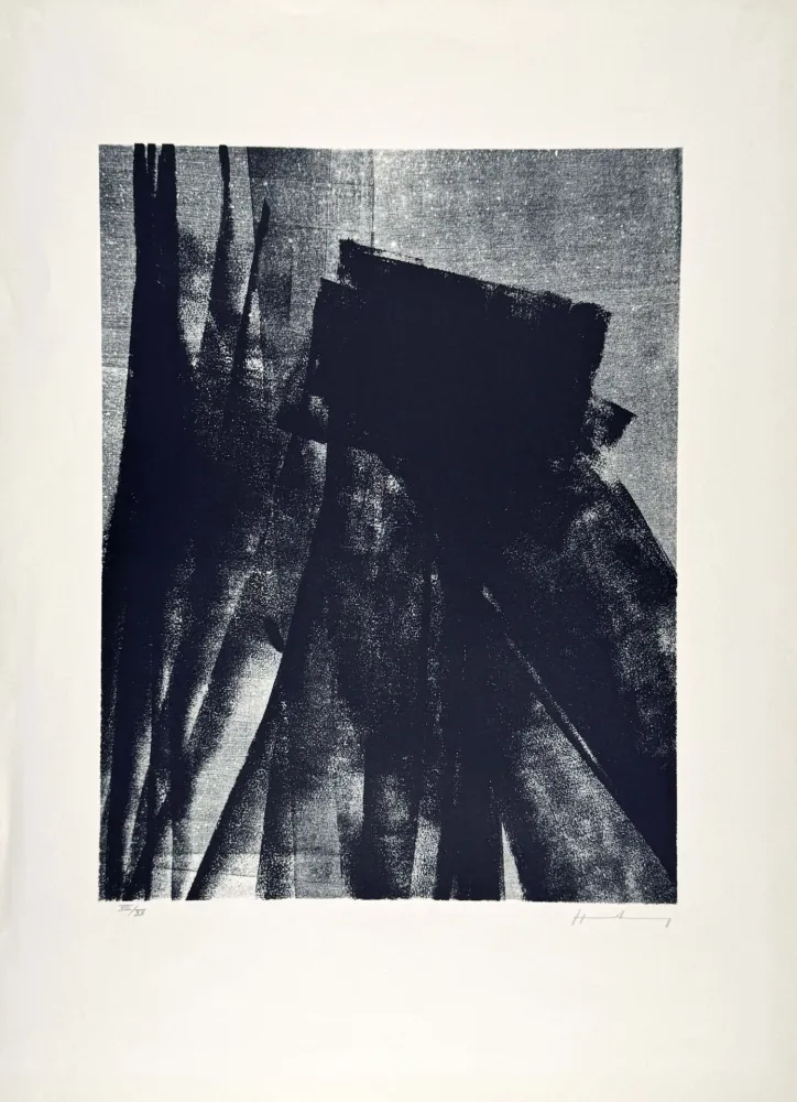 Litografia Hartung - L 1977-4 