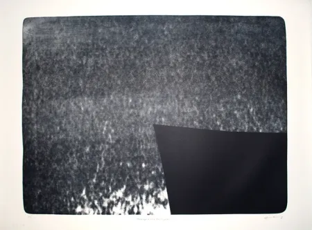 Linogravura Hartung - L-25 - Hommage à Eva Bergman