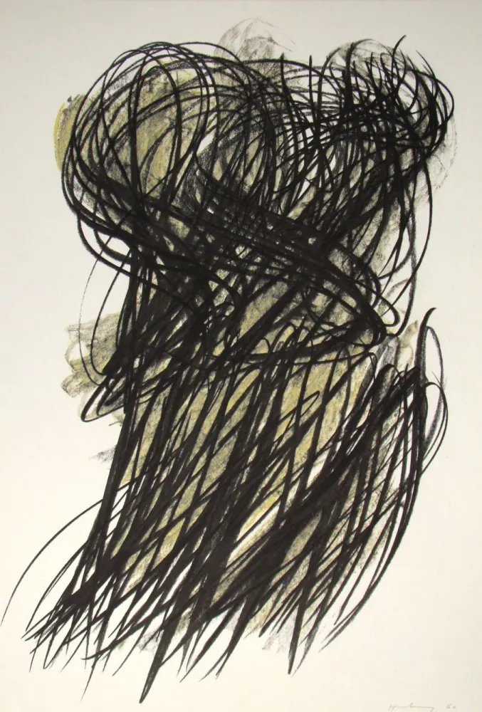 Litografia Hartung - Pastel P. 1960-166