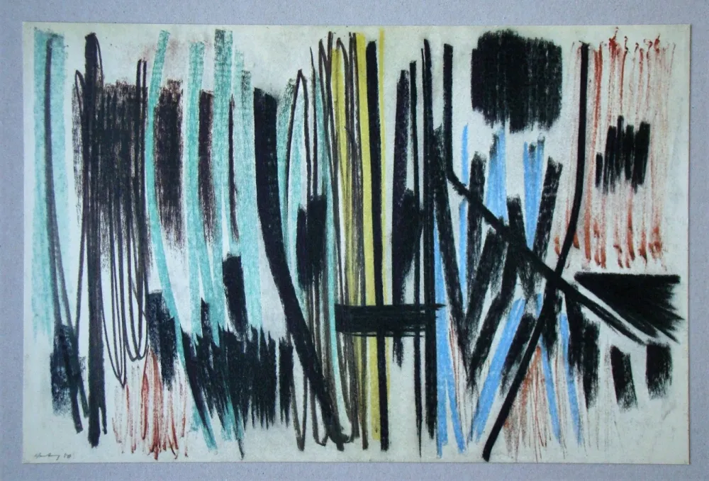 Litografia Hartung - Pastel P.1950-4