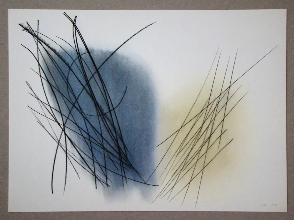 Litografia Hartung - Pastel P.1957-31