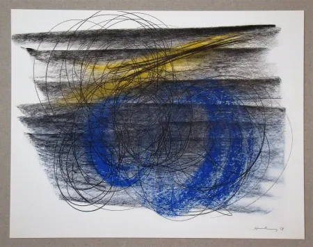 Litografia Hartung - Pastel P.1958-91
