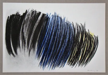 Litografia Hartung - Pastel P.1960-116