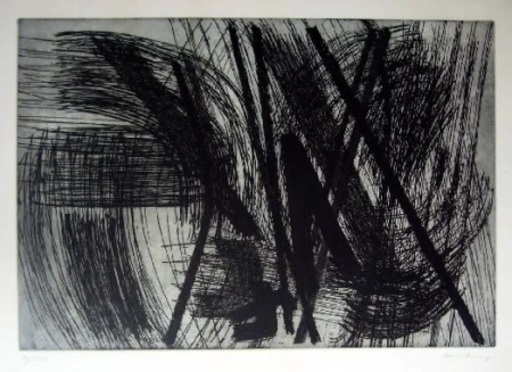 Gravura Hartung - Sans titre