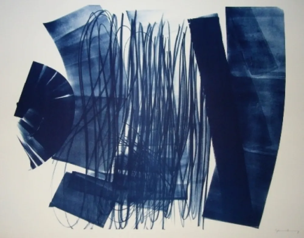 Litografia Hartung - Sans titre