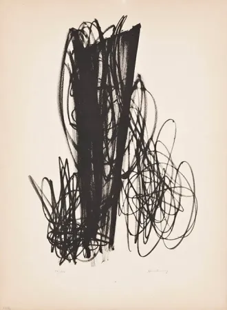 Litografia Hartung - Untitled