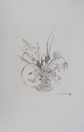 Gravura Hasegawa - Fleurs des champs dans un verre (automne)