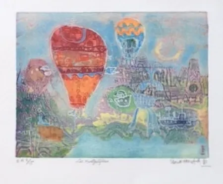 Gravura Hasegawa - Les Montgolfieres 
