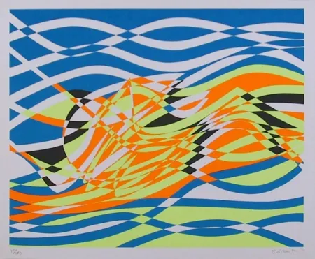 Serigrafia Hayter - #4 from the Aquarius Suite