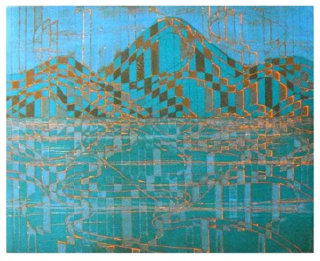 Gravura Hayter - Caragh lake