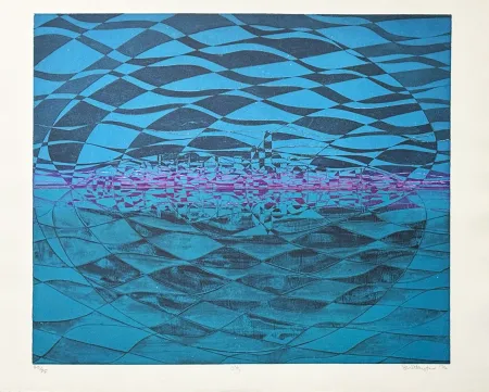 Gravura Hayter - City