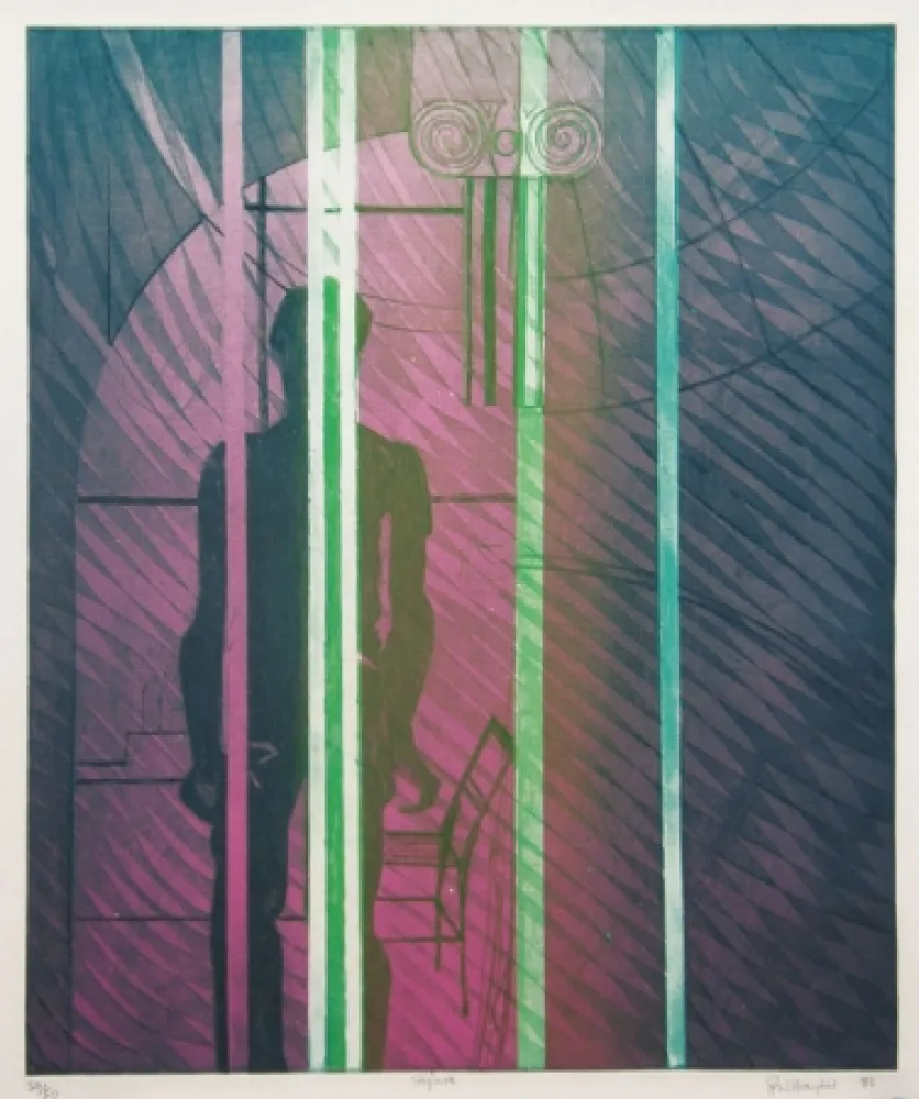 Água-Forte Hayter - Figure