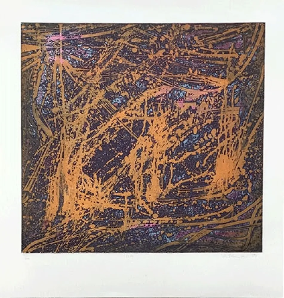 Gravura Hayter - Ixion