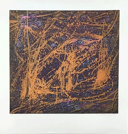 Gravura Hayter - Ixion