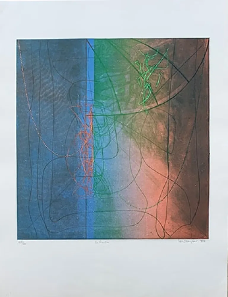 Gravura Hayter - Le pendu