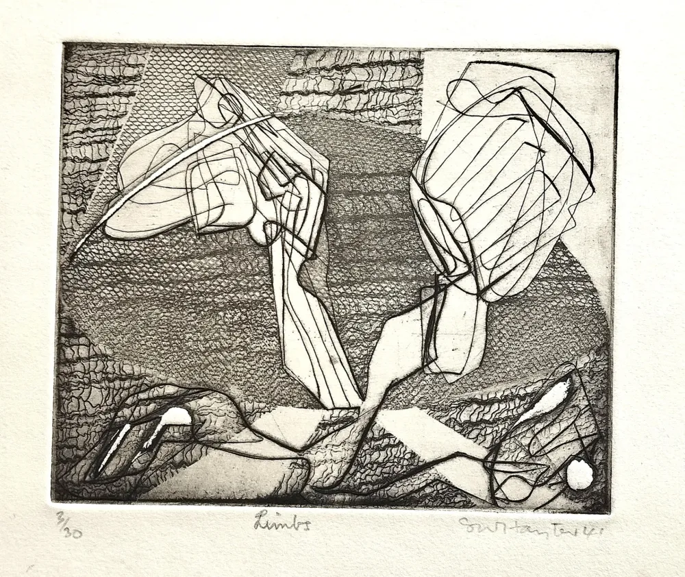 Água-Forte Hayter - Limbs