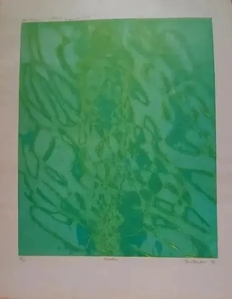 Gravura Hayter - Marais (1976)