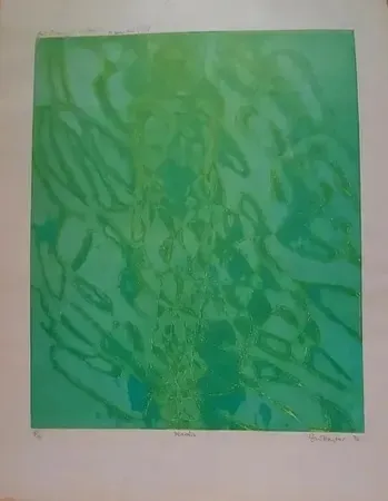Gravura Hayter - Marais (1976)