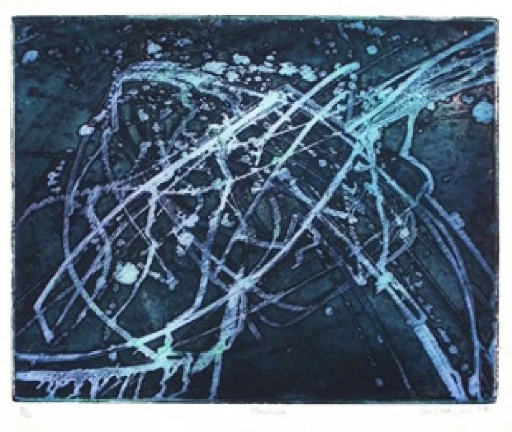 Gravura Hayter - Méduse