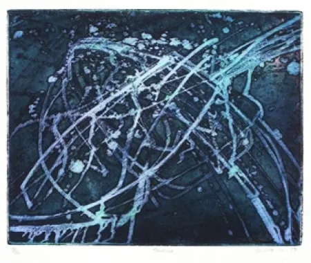 Gravura Hayter - Méduse