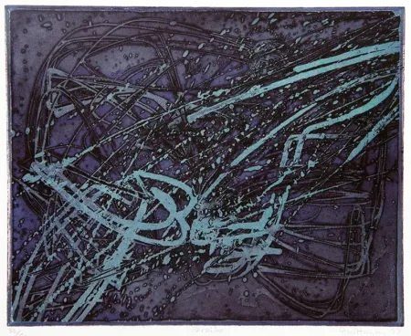 Gravura Hayter - Perseides