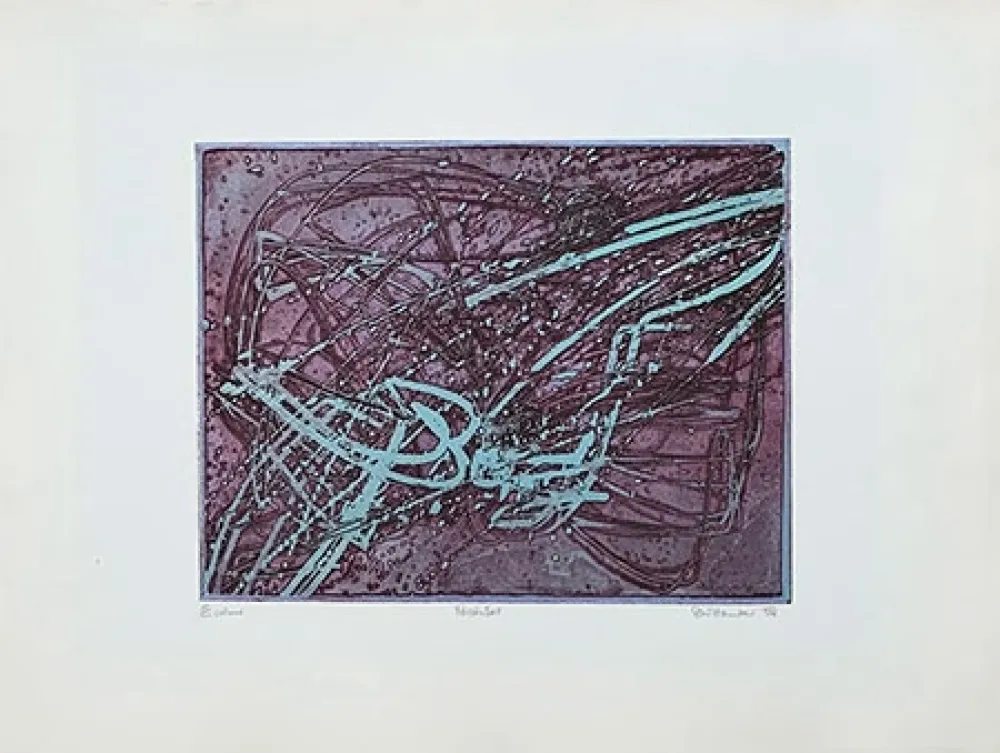 Gravura Hayter - Perseïdes