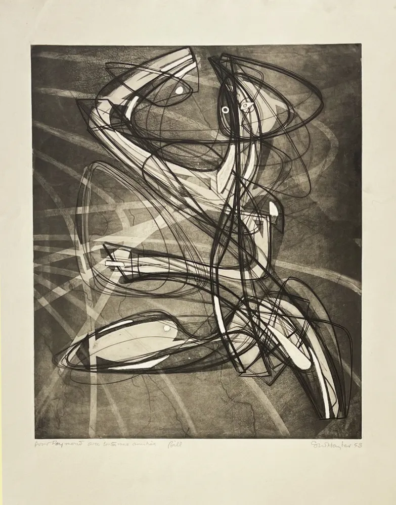 Gravura Hayter - Sorcier - Wizard