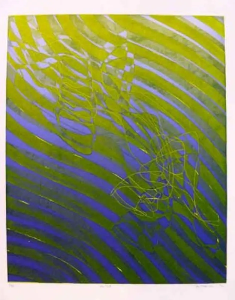 Água-Forte Hayter - The Fall