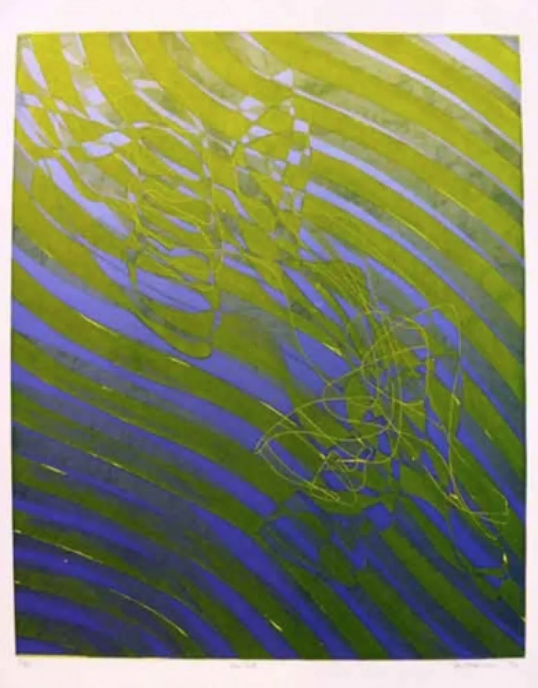 Gravura Hayter - The Fall