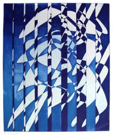 Gravura Hayter - Voiles