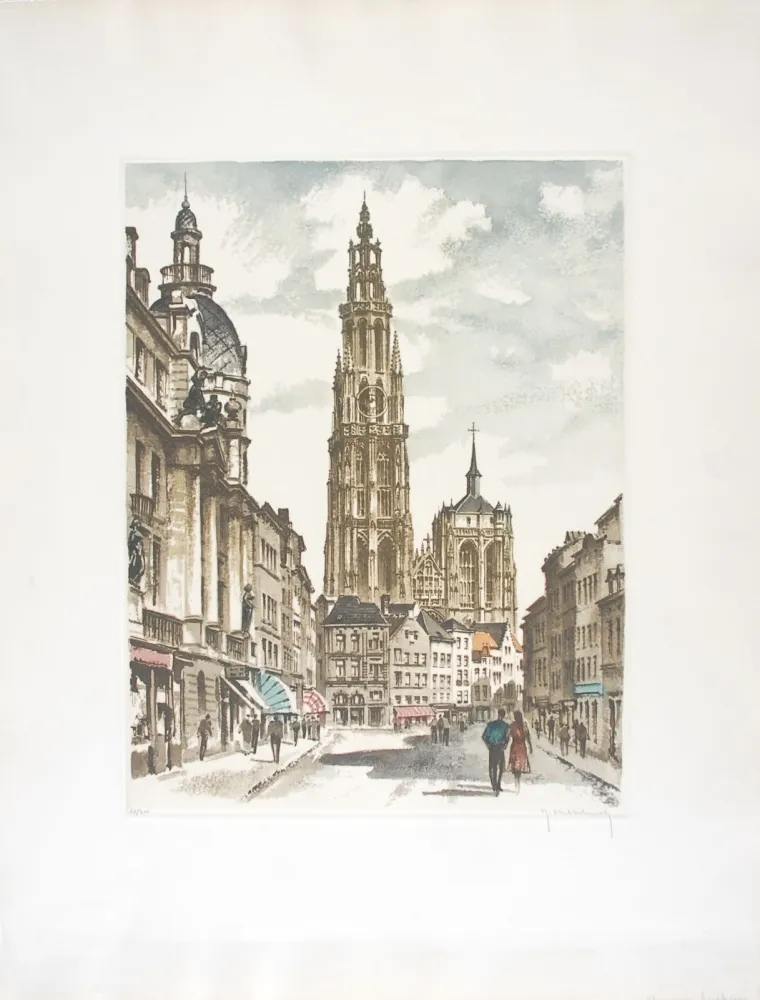 Água-Forte Hebbelinck - Anvers : Suikerrui