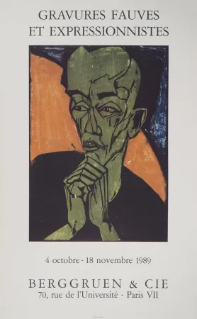 Livro Ilustrado Heckel - Expressionisme, Portrait d'Homme