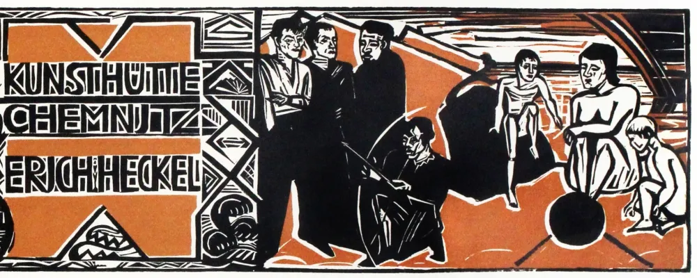 Xilogravura Heckel - Kunsthütte Chemnitz (Art Hut Chemnitz)