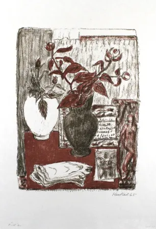 Litografia Heckel - Stilleben