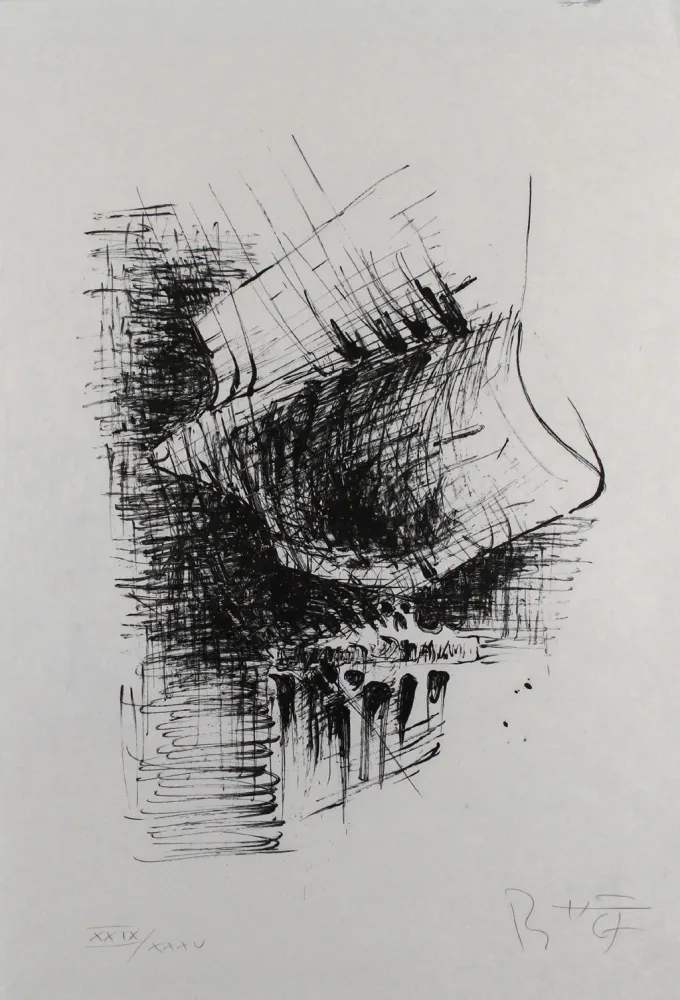 Litografia Heiliger - Komposition VI