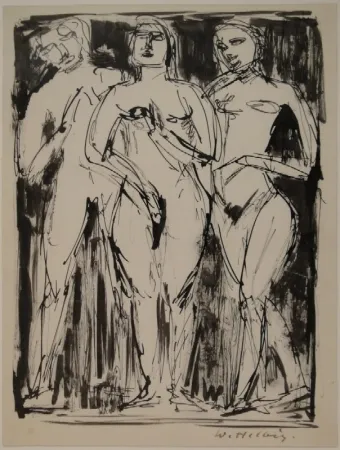 Sem Técnica Helbig - Drei stehende Figuren