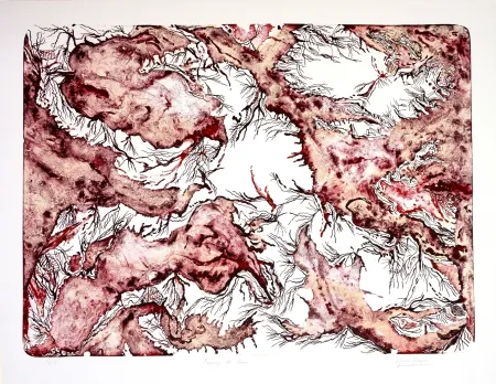 Litografia Henriquez - Paysage