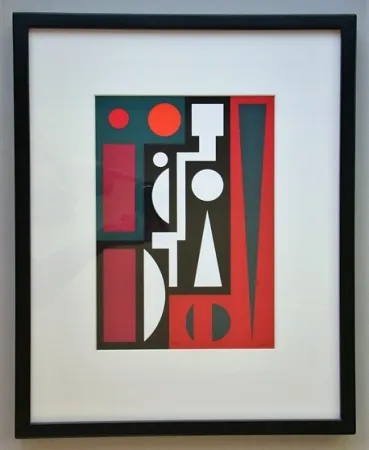 Serigrafia Herbin - Cinq, 1954