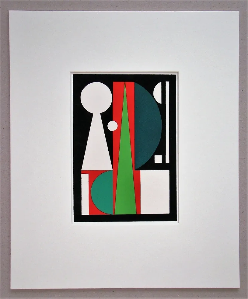 Estêncil Herbin - Composition abstrait