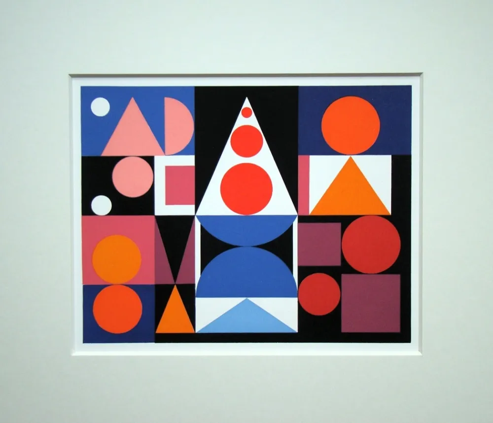 Serigrafia Herbin - Fer Acier, 1946
