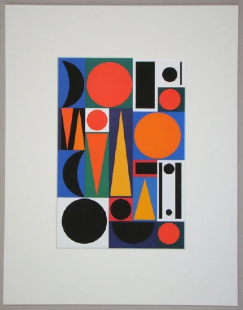 Serigrafia Herbin - Ri, 1950