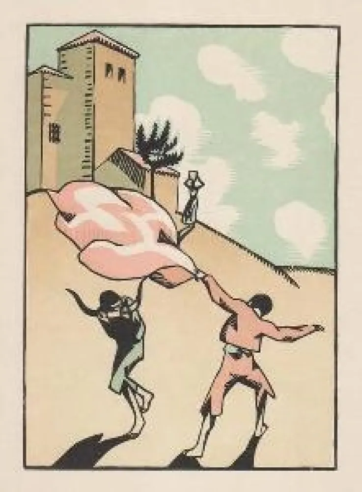 Xilogravura Hermann-Paul - Douze dessins pour amour de Goya, composés et gravés par Hermann-Paul