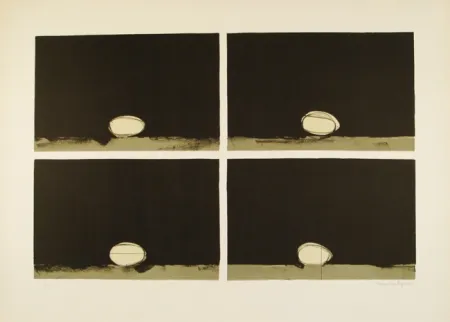 Litografia Hernandez Pijuan - 4 ous