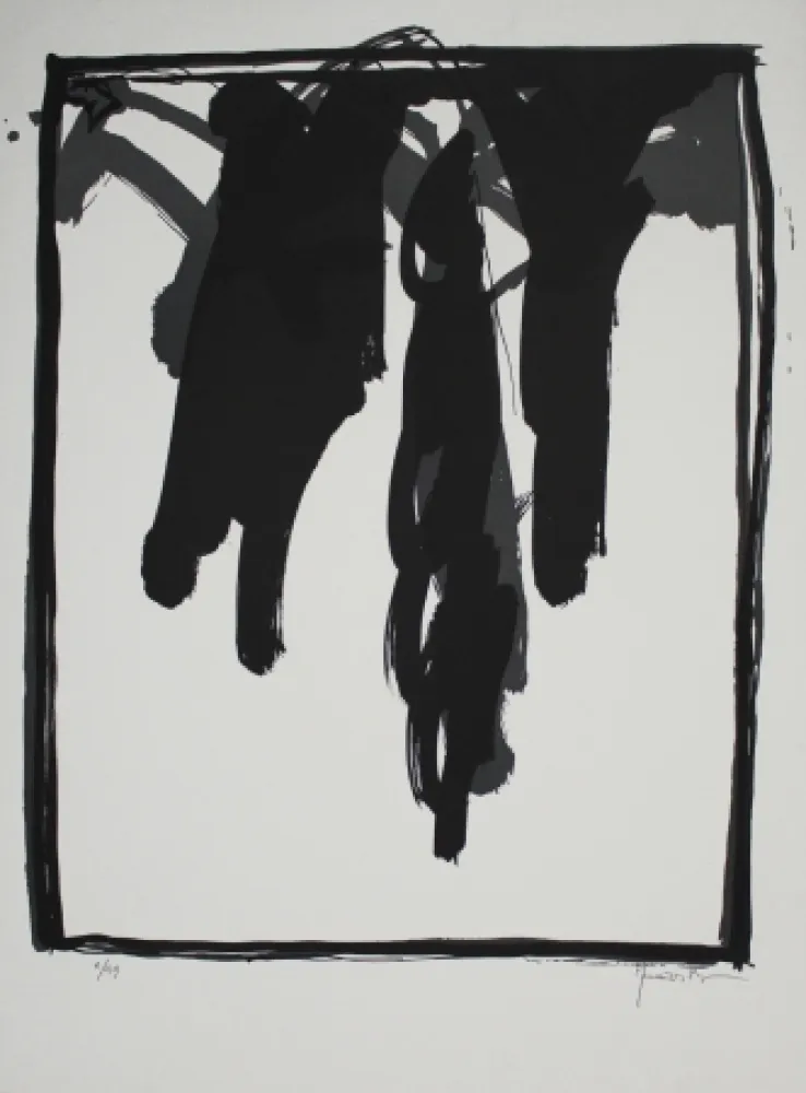 Litografia Hernandez Pijuan - A.L. Barcelona-III