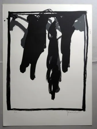 Litografia Hernandez Pijuan - A.L. Barcelona-III