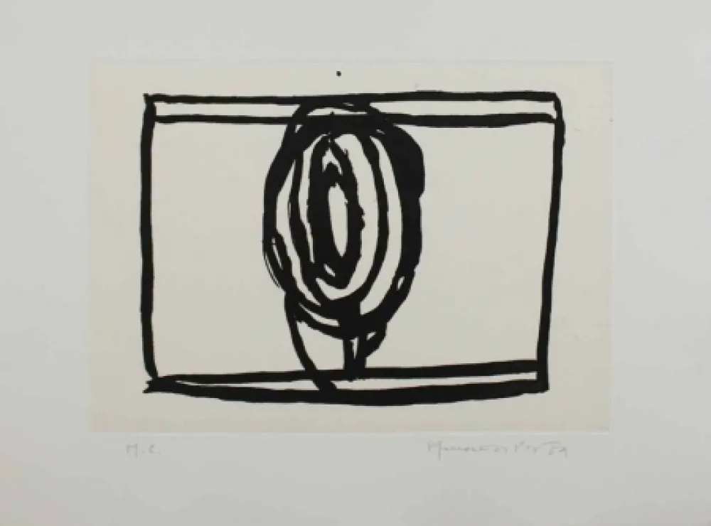 Água-Tinta Hernandez Pijuan - Arbres 2