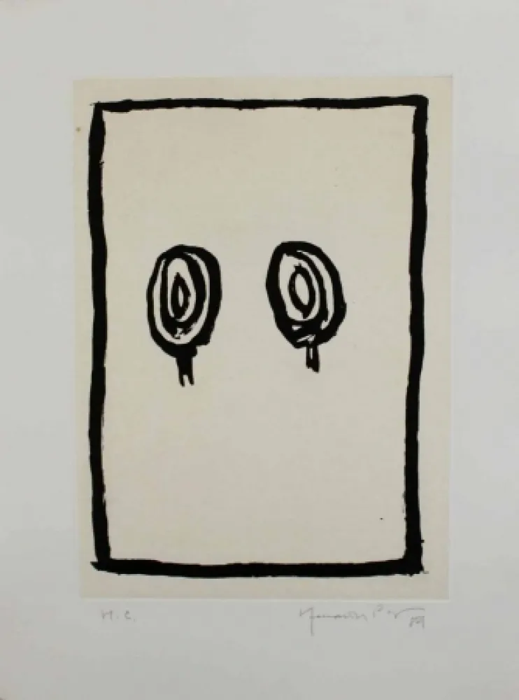 Água-Tinta Hernandez Pijuan - Arbres 3