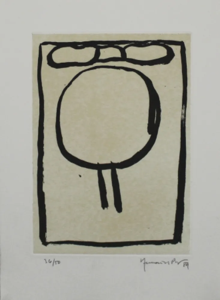 Água-Tinta Hernandez Pijuan - Arbres 4