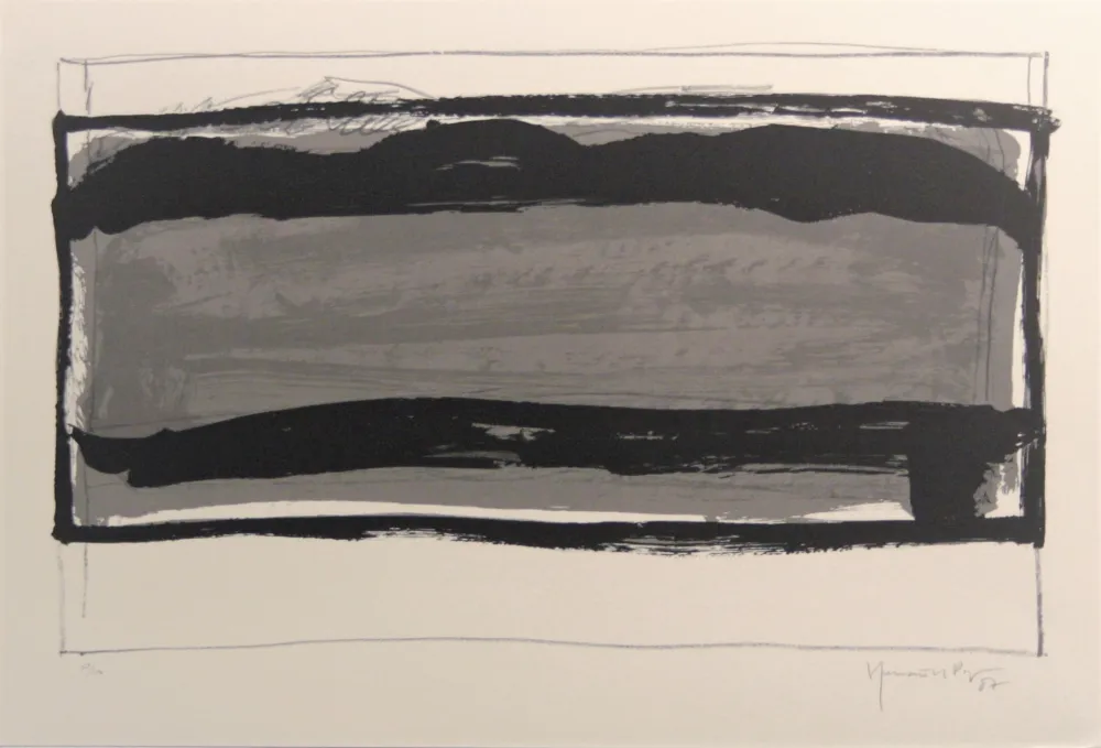 Litografia Hernandez Pijuan - Carpeta 12 aniversari Galeria Joan Prats